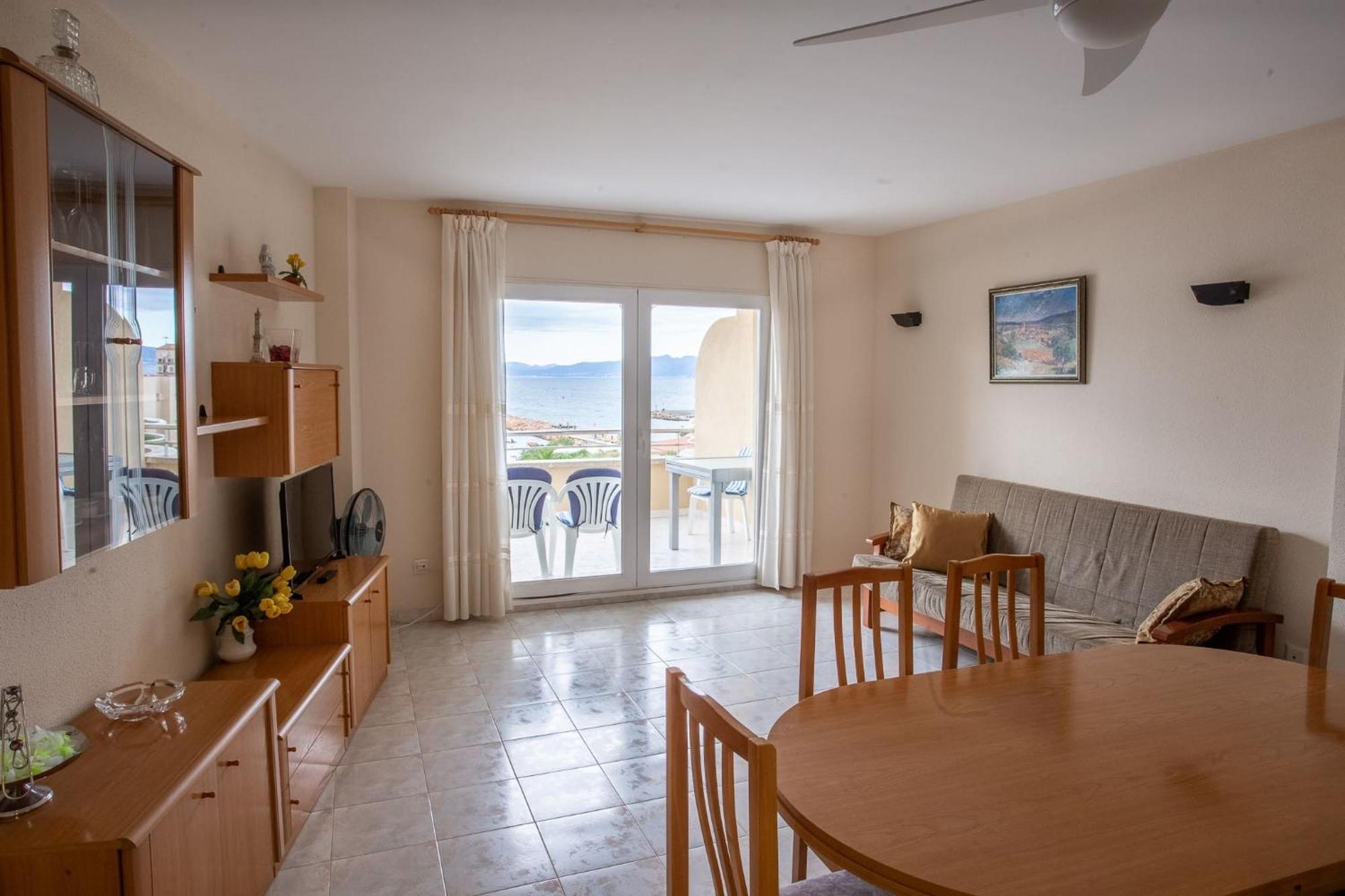 Apartamento Passeig Del Mar L' Escala Exterior foto