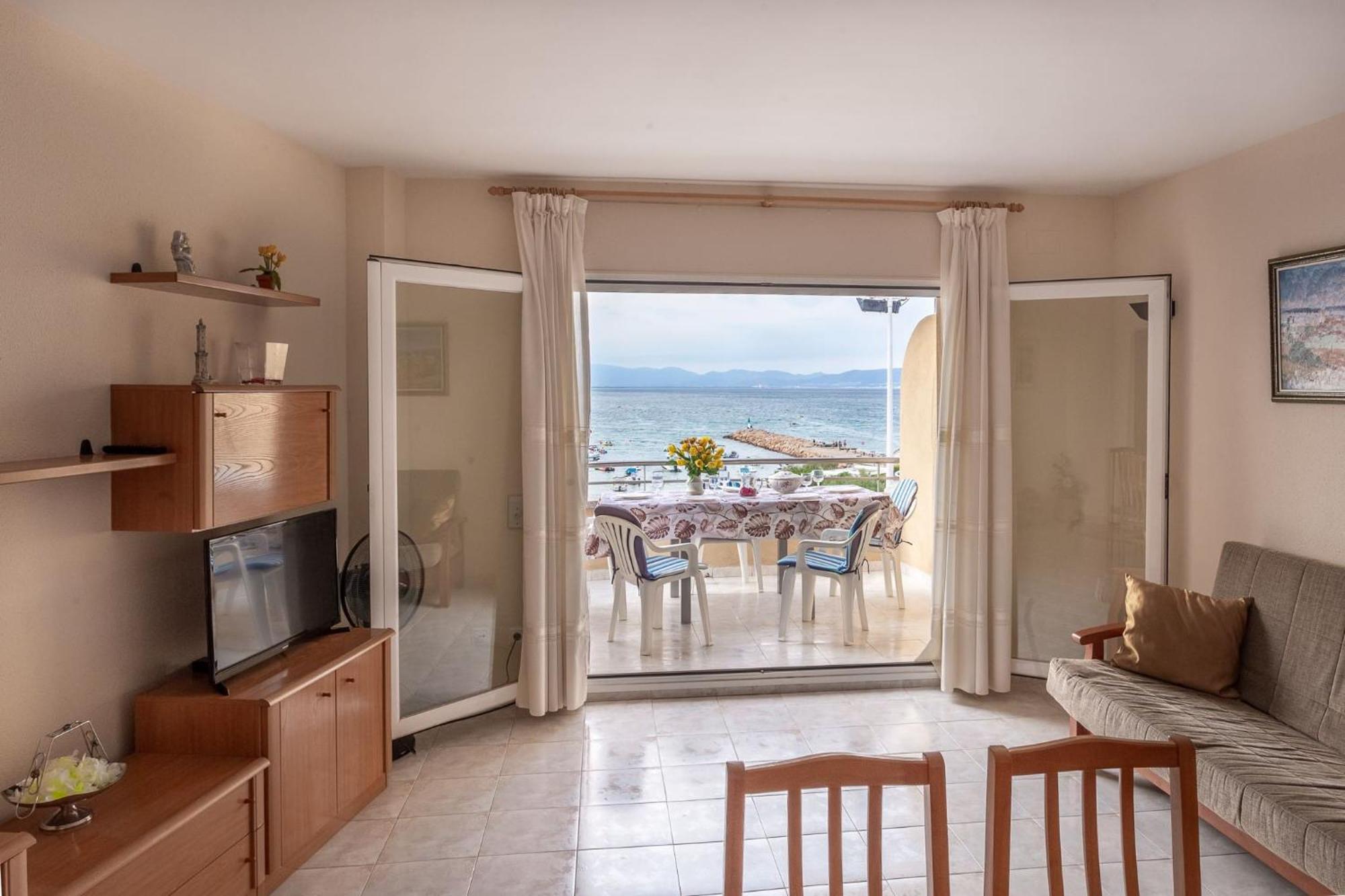 Apartamento Passeig Del Mar L' Escala Exterior foto