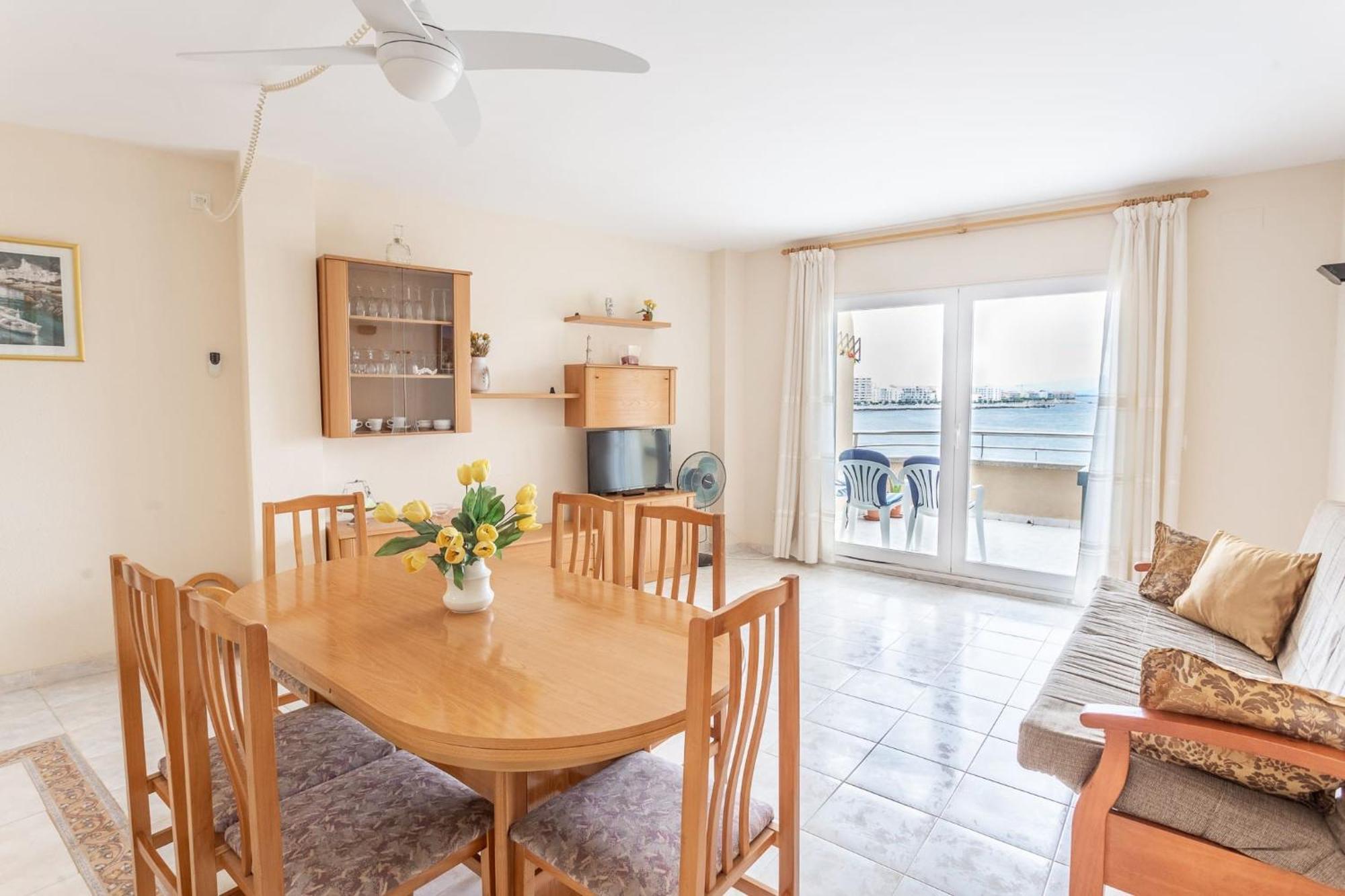 Apartamento Passeig Del Mar L' Escala Exterior foto
